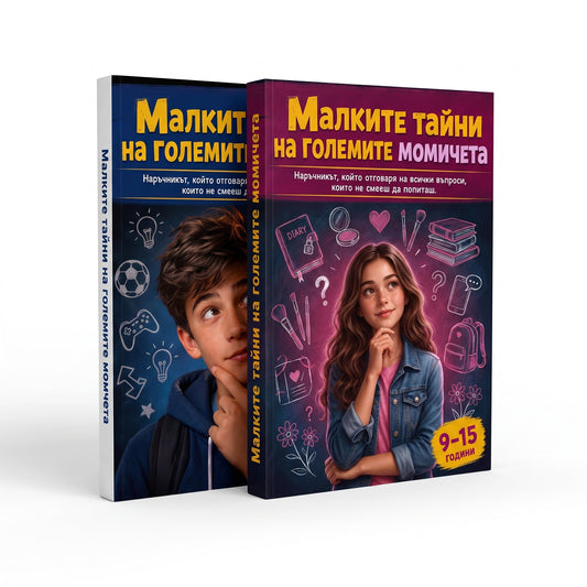 Комплект книги за момче и момиче